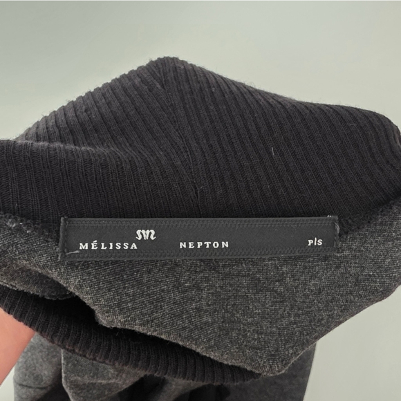 Melissa Nepton Gray Sleeveless Ruffled Mini Dress Size Small - Picture 7 of 8